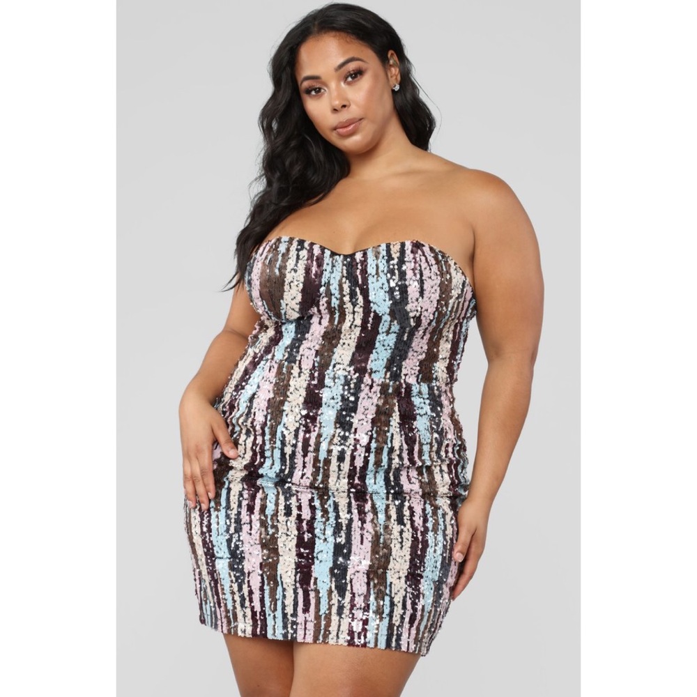 Paint Your World Sequin Dress